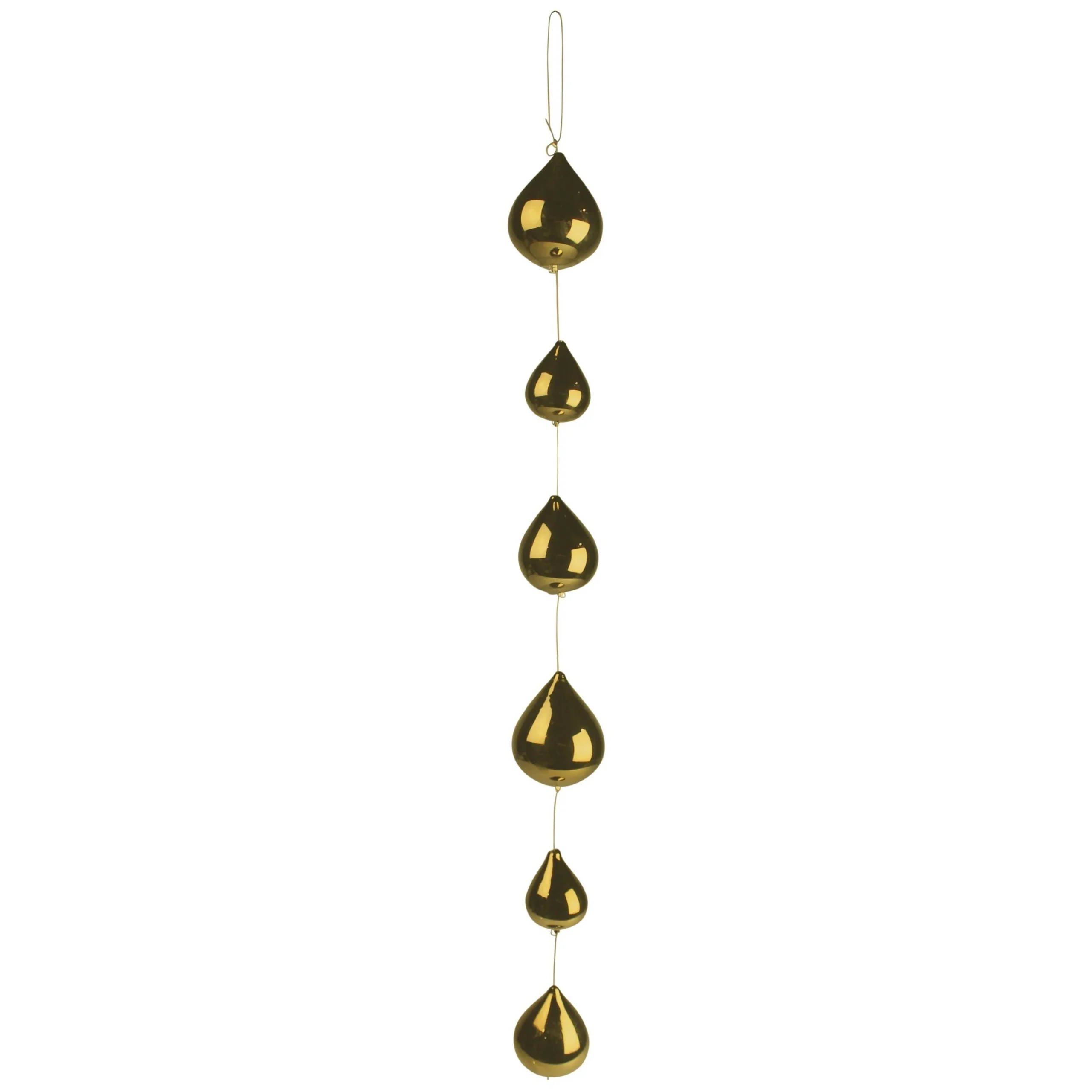 24" Strand of Glass Bulbs // Gold