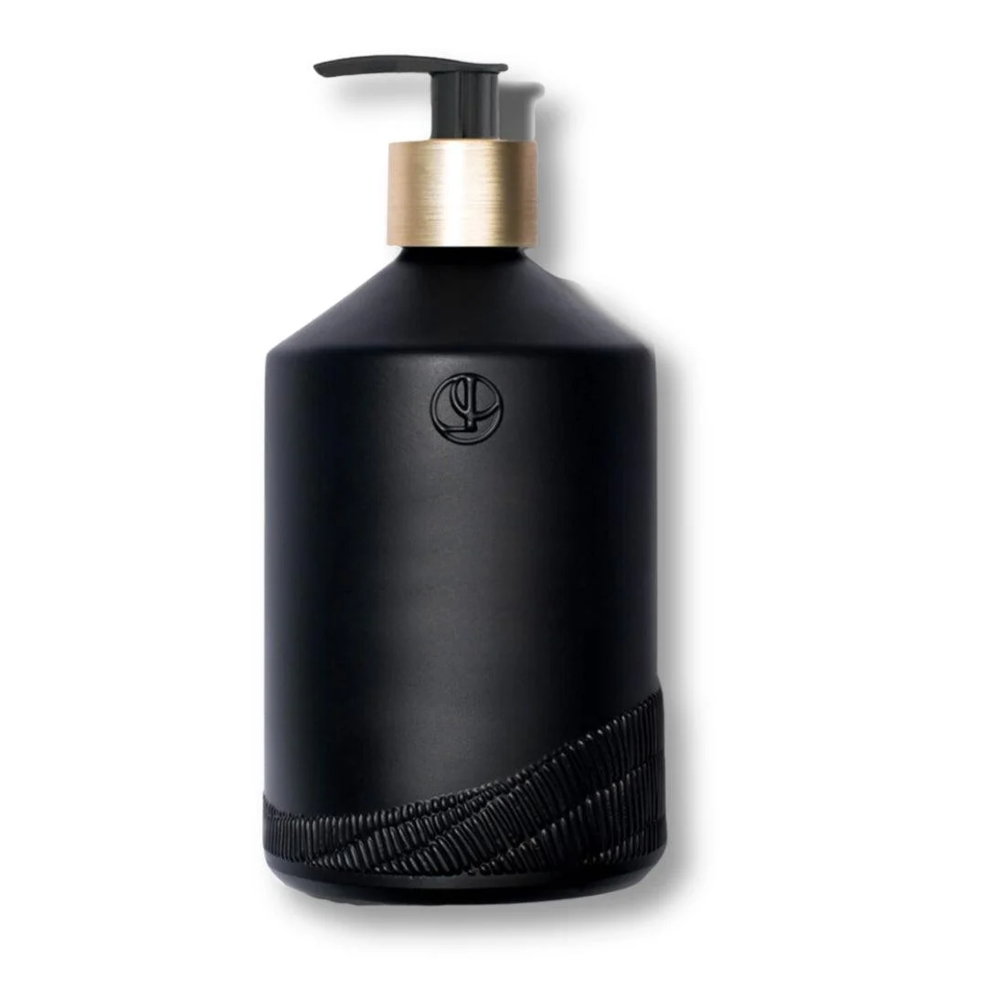 Glass Empty Soap Bottle // Blank Matte Black