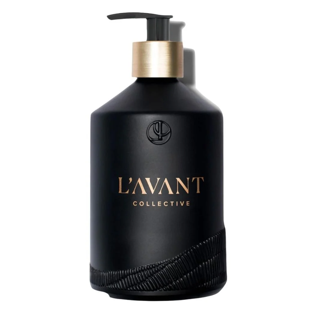 L'avant Empty Glass Soap Bottle - Black
