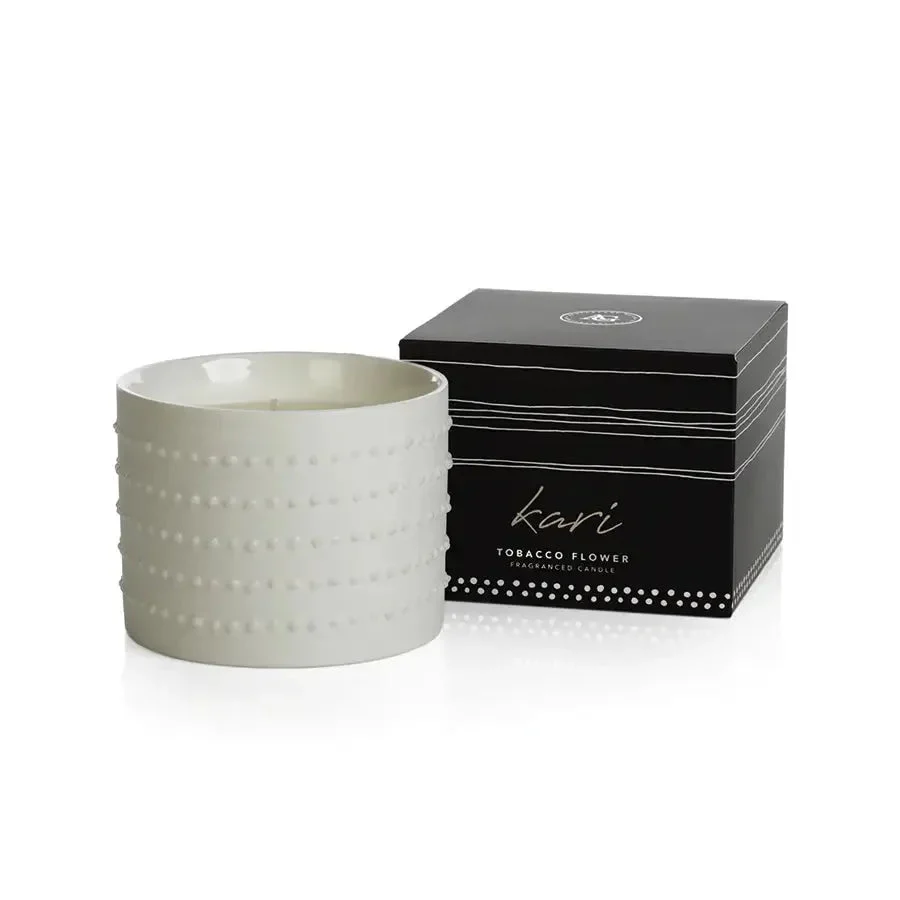 Apothecary Guild Tobacco Flower Candle // White