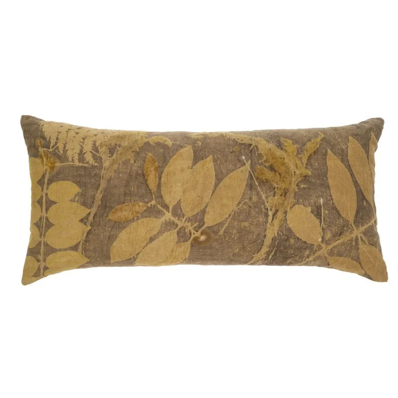 Linen Eco Print Pillow