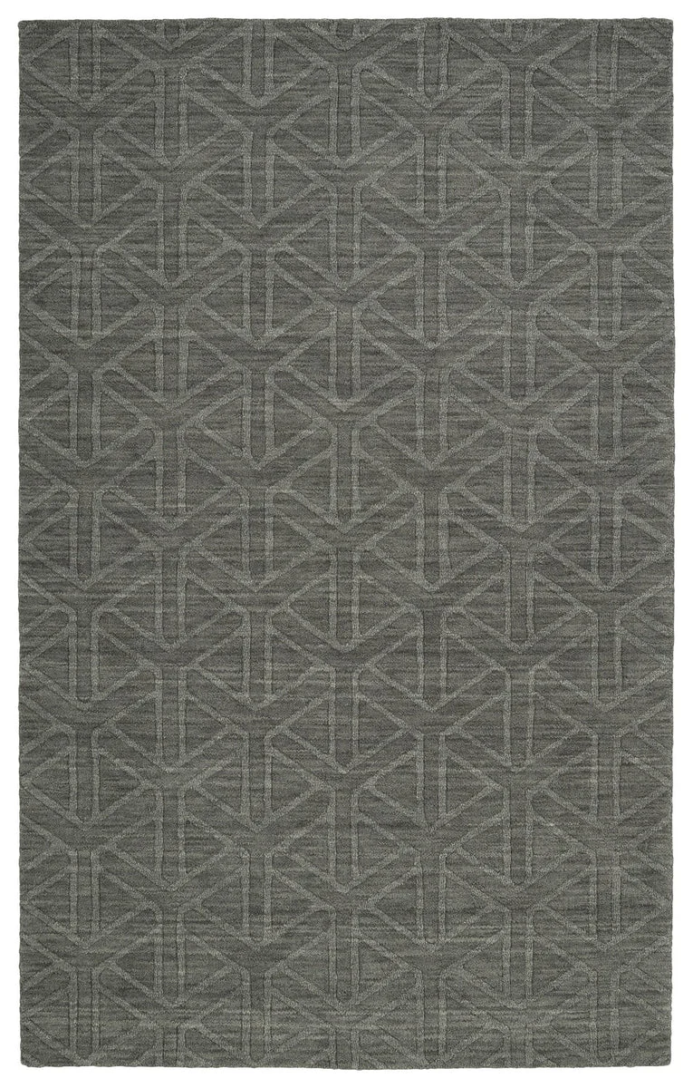 Kaleen Rugs Imprints Modern Collection IPM08-38 Charcoal Area Rug