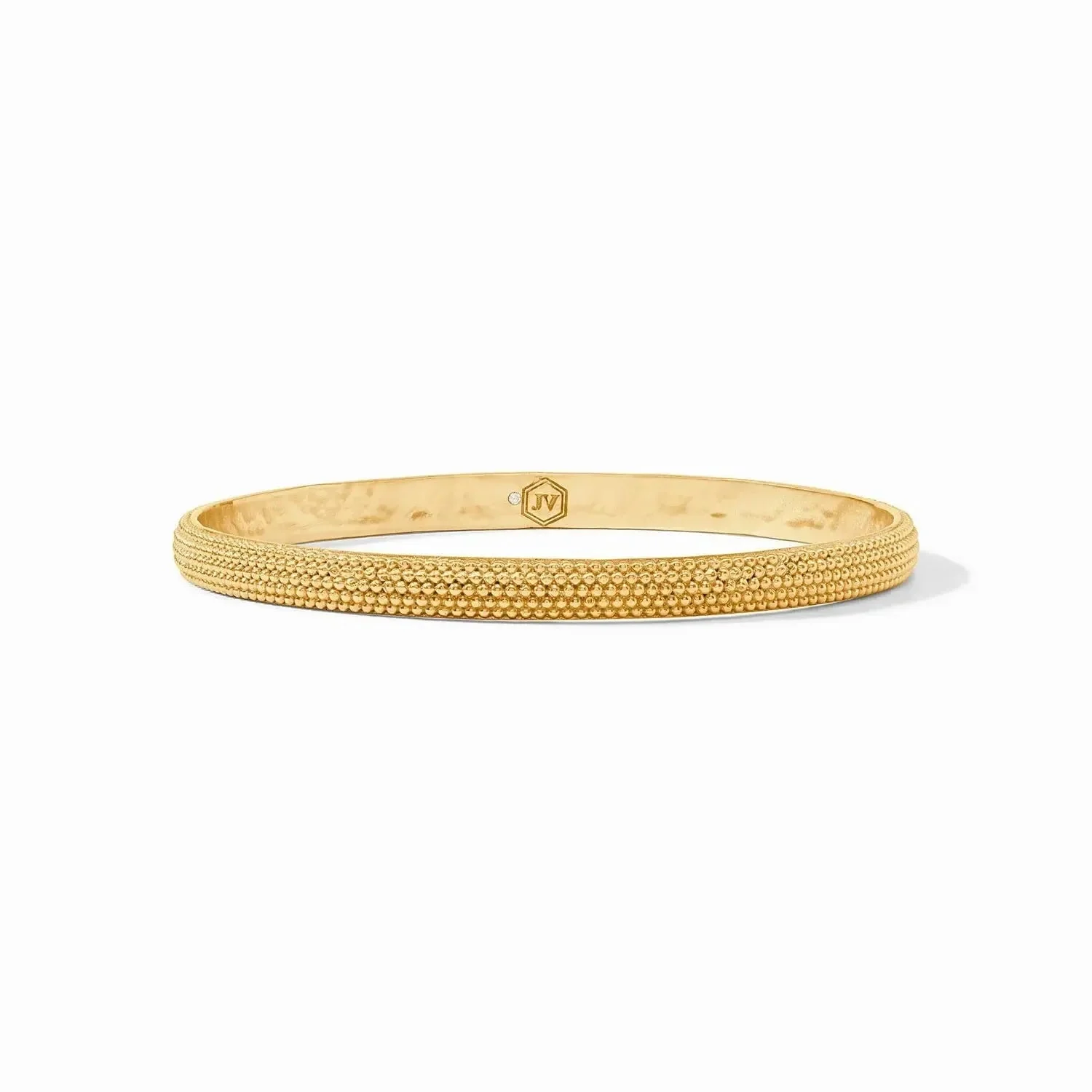 Cabochon Beaded Eternity Bangle