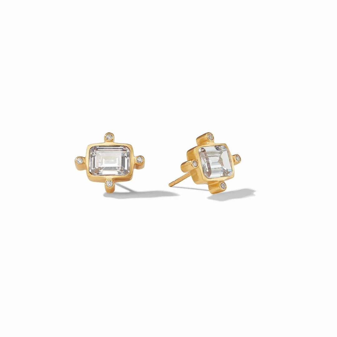 Clara Stud Earrings // Cubic Zirconia
