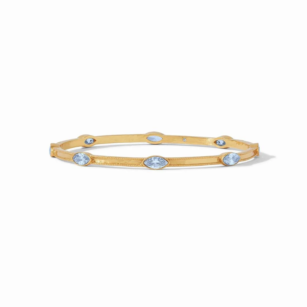 Monaco Bangle // Chalcedony Blue
