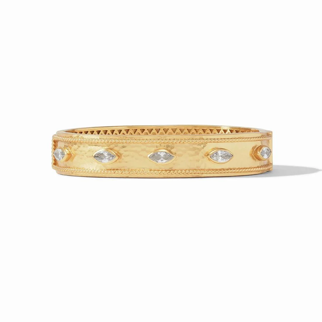 Monaco Cubic Zirconia Hinge Bangle