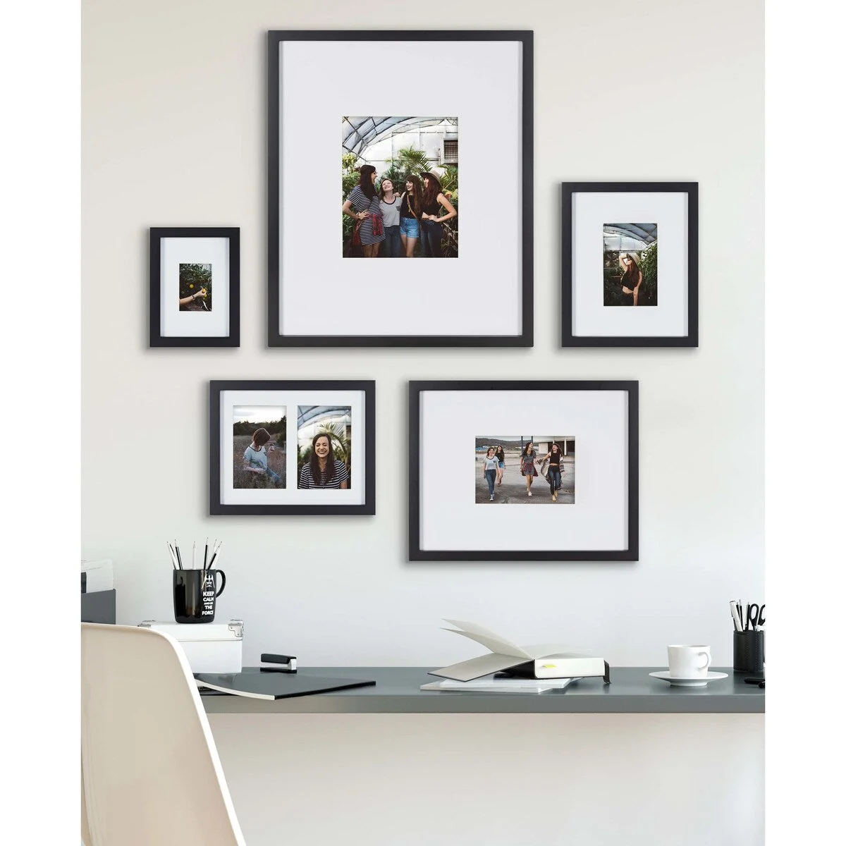 Kate and Laurel Gallery Wall Matted Picture Frame Set