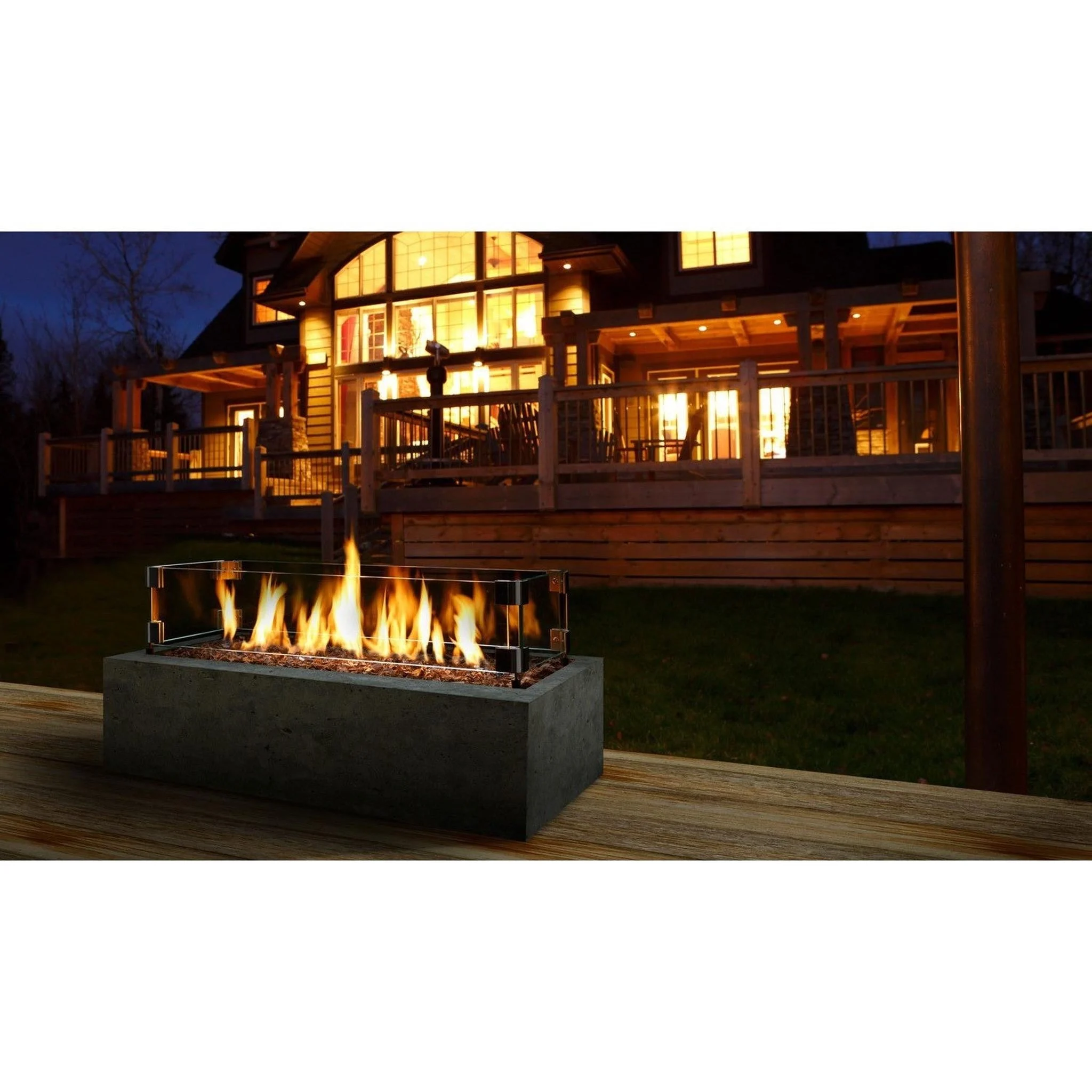 Kingsman Barbara Jean 48" Millivolt Control, Natural Gas Outdoor Linear Burner