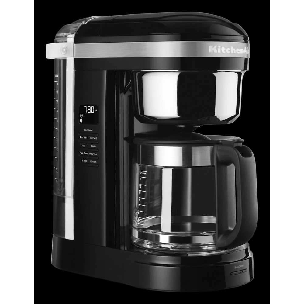KitchenAid 12 Cup Drip Coffee Maker with Spiral Showerhead and Programmable