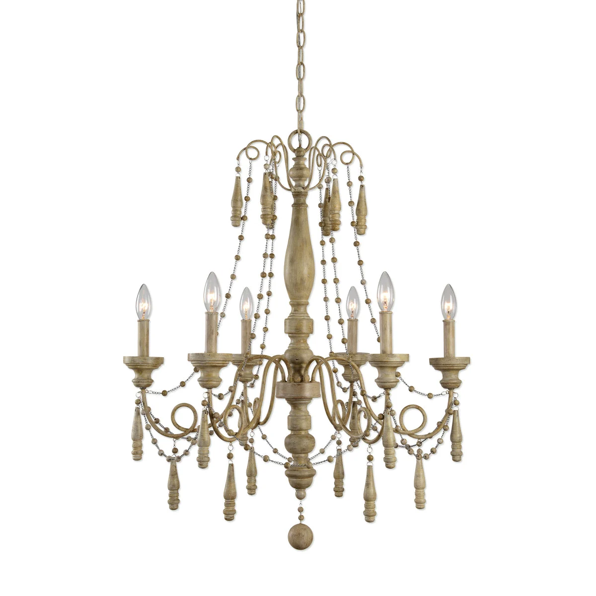 Uttermost 21298 Marinot, 12Lt. Chandelier