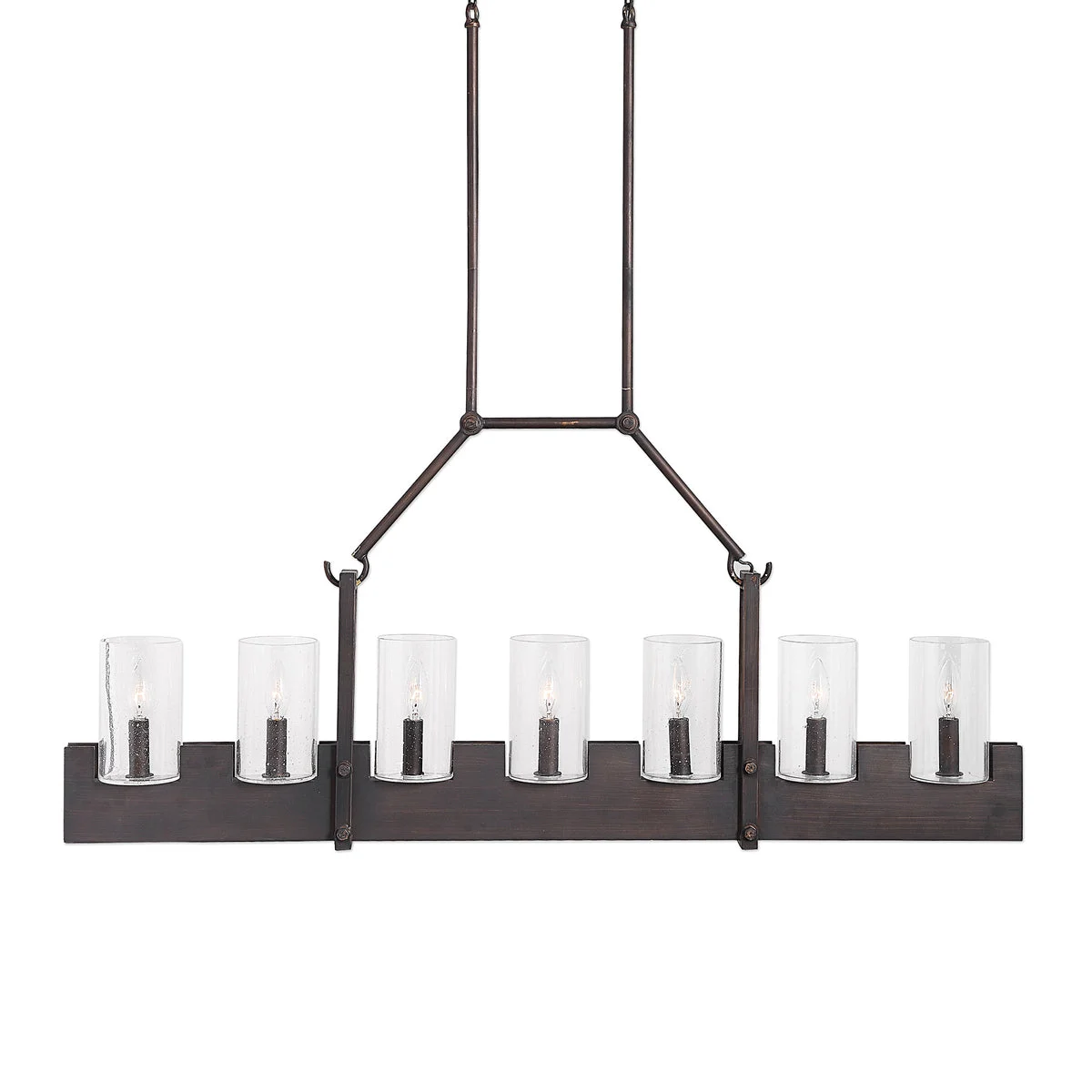 Uttermost 21318 Pinecroft, 7 Light Island Linear Pendant