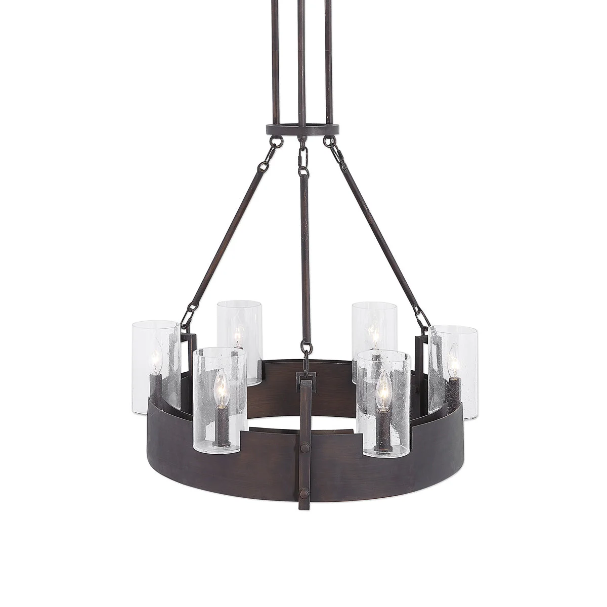 Uttermost 21319 Pinecroft, 6 Light Circular Chandelier