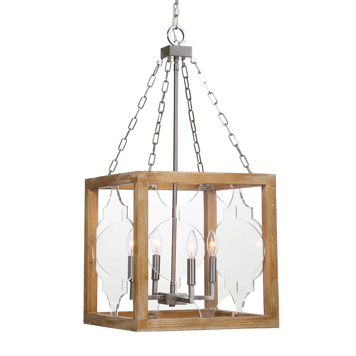 Uttermost 21508 Perspex 4 Light Lantern Pendant