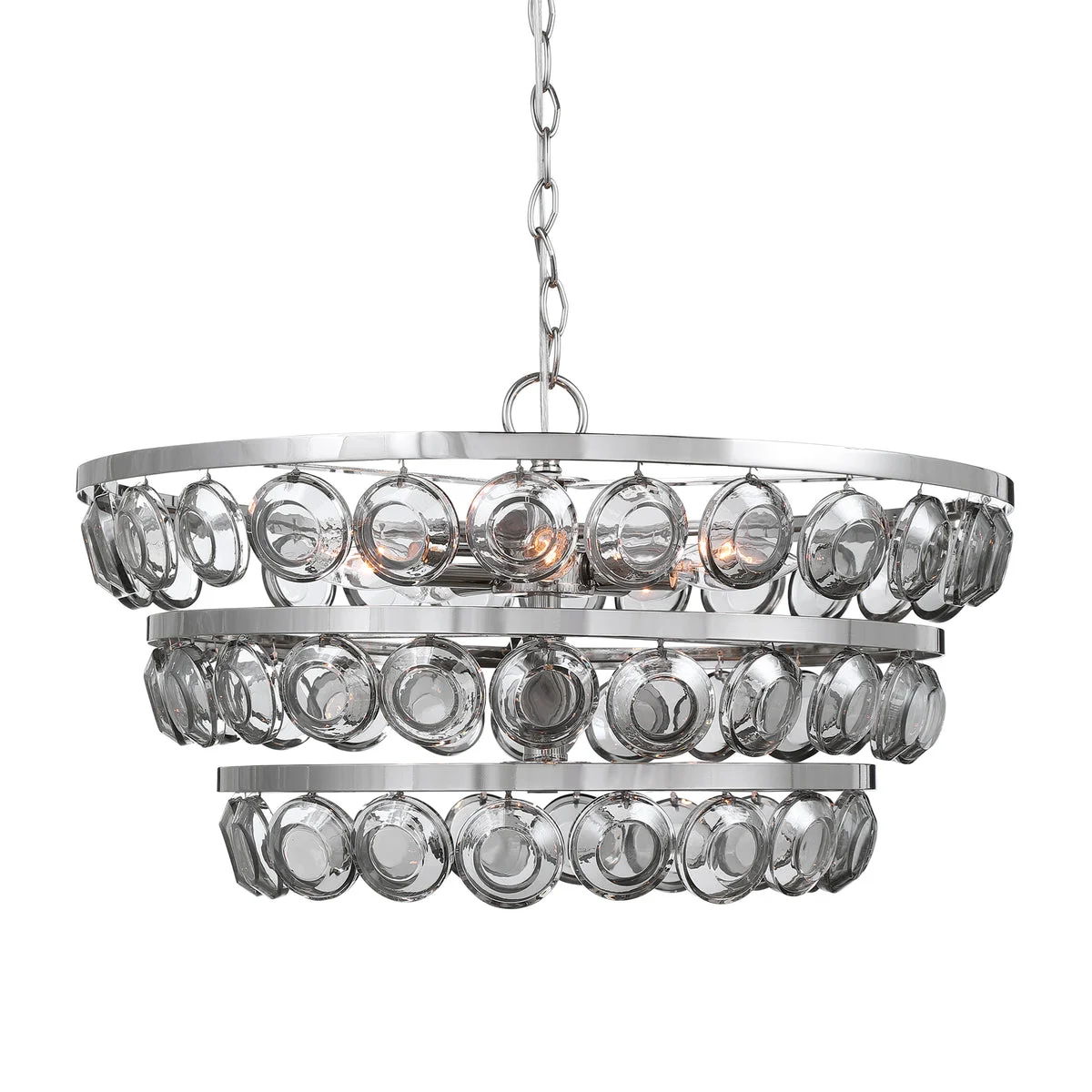 Uttermost 21532 Twinkle 5 Light Nickel Chandelier