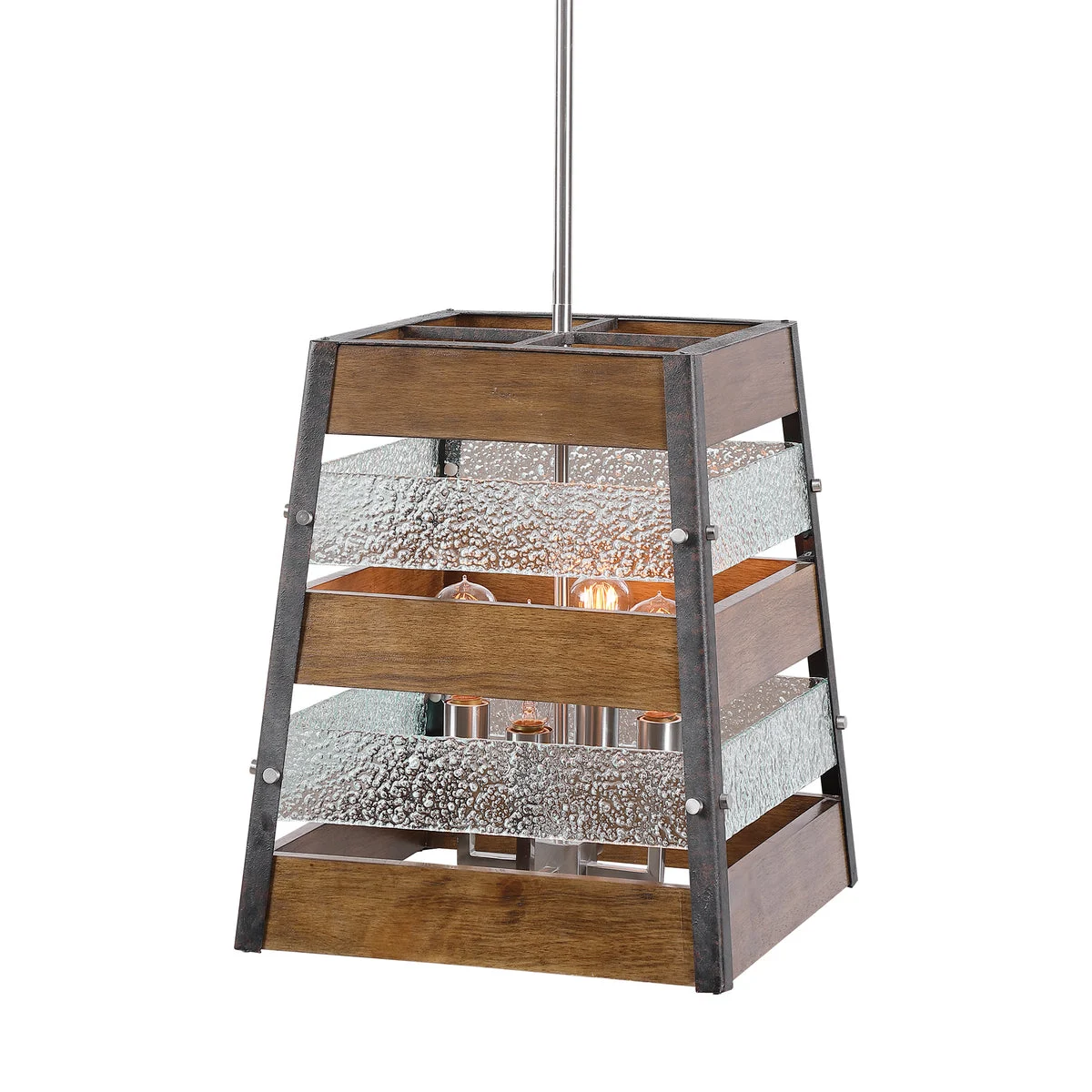 Uttermost 21518 Glasshouse 4 Light Lantern Pendant