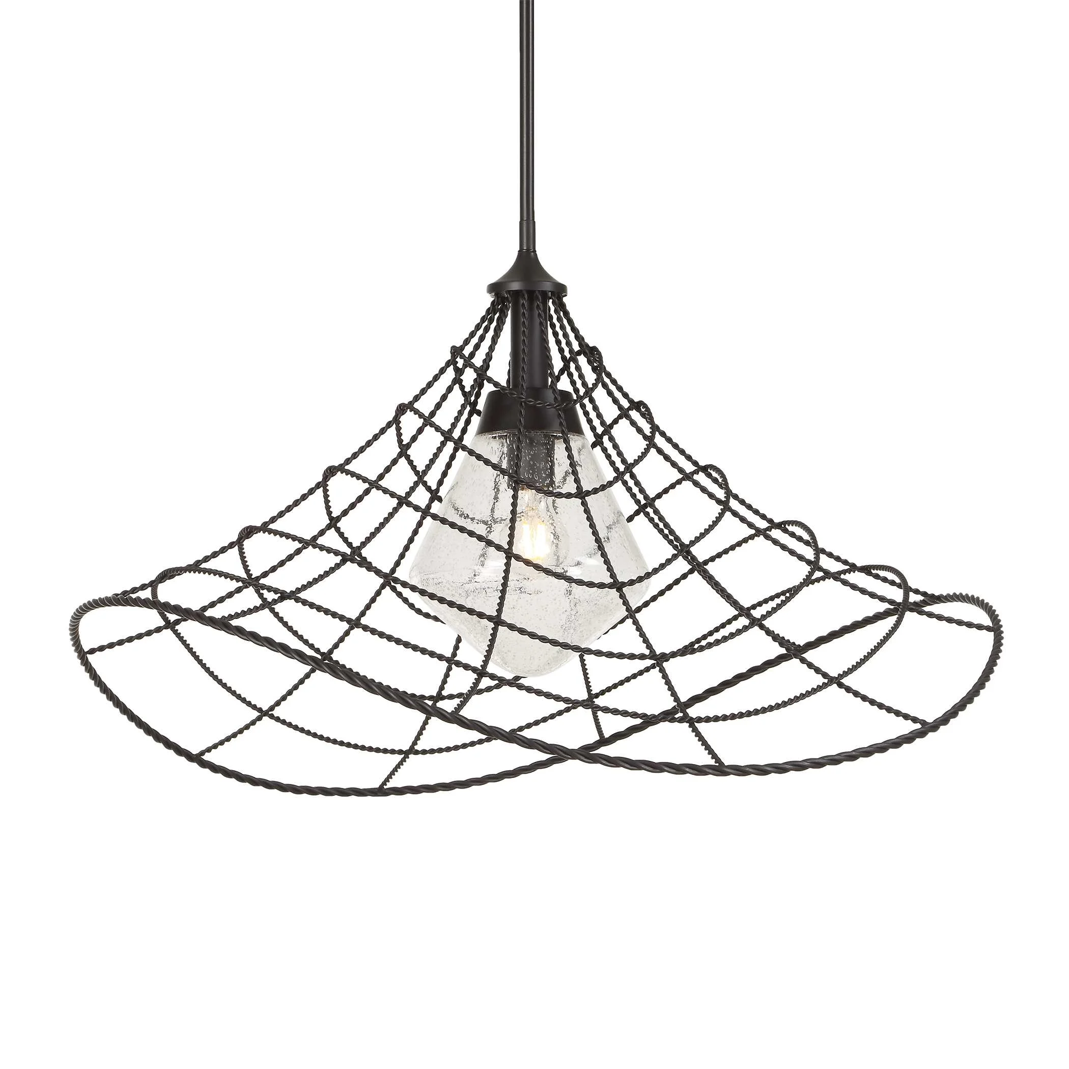Whirlwind 1 Light Indoor-Outdoor Pendant
