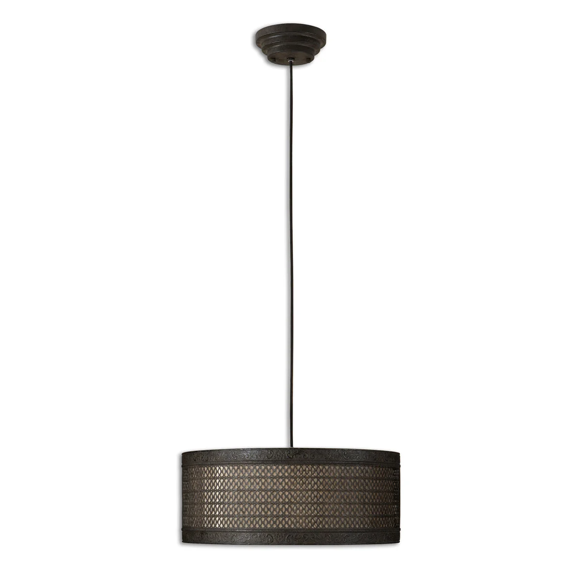 Uttermost 21891 New Orleans 3 Light Drum Pendant