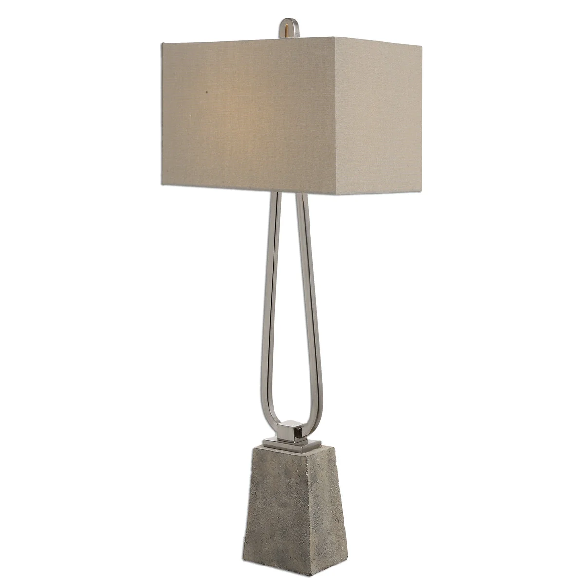 Uttermost 27022-1 Carugo Polished Nickel Lamp