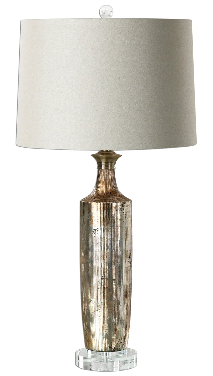 Uttermost Valdieri Metallic Bronze Table Lamp – Elegant Modern Accent Lighting