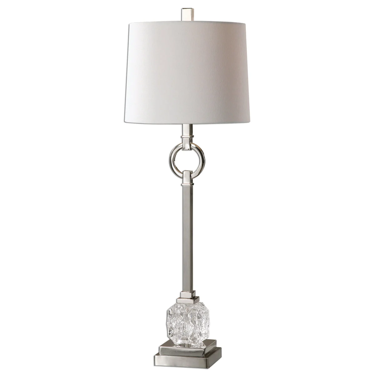 Uttermost 29199-1 Bordolano Polished Nickel Buffet Lamp