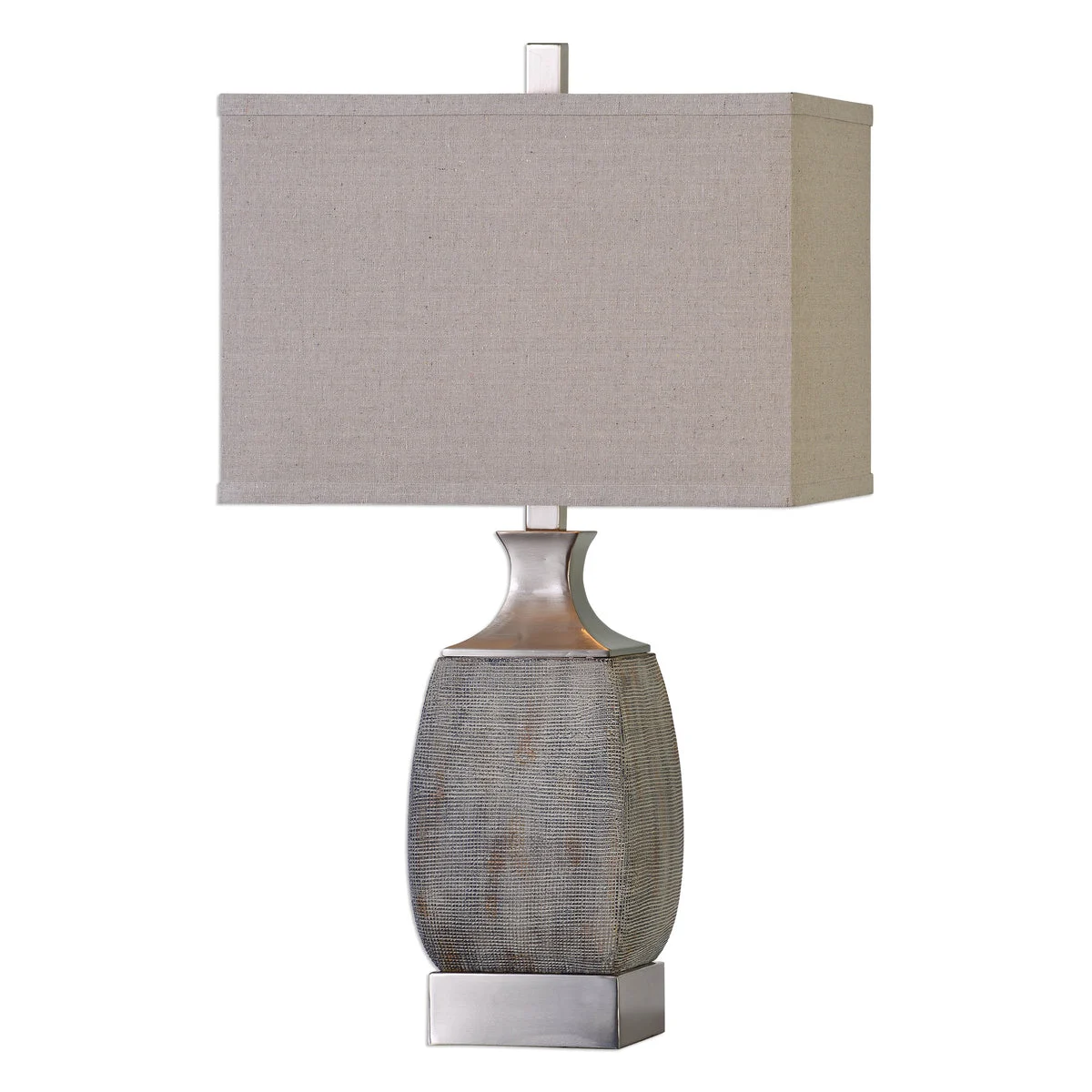 Uttermost Caffaro Rust Bronze Table Lamp – Elegant Transitional Accent Lighting