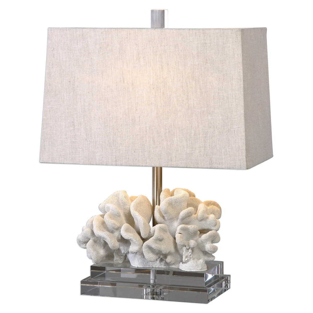 Uttermost Coral Sculpture Table Lamp – Coastal Inspired Accent Lighting