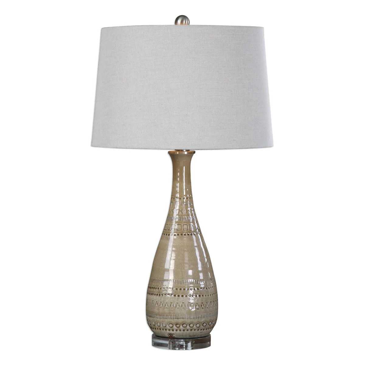 Uttermost 27214 Nakoda Embossed Ceramic Lamp