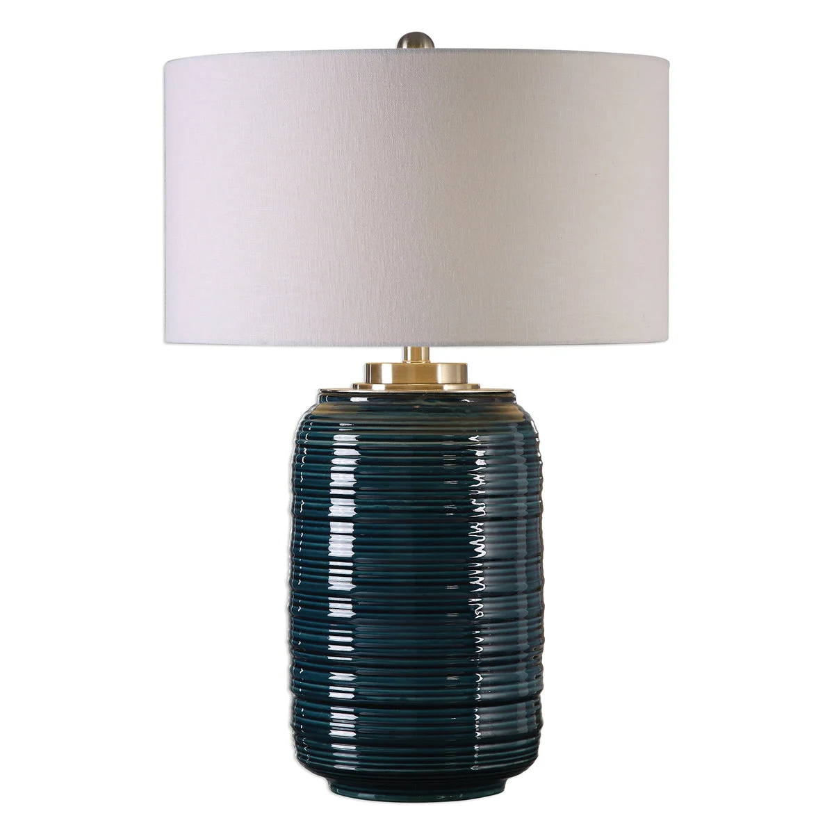 Uttermost UT27520 Delane Dark Teal Table Lamp