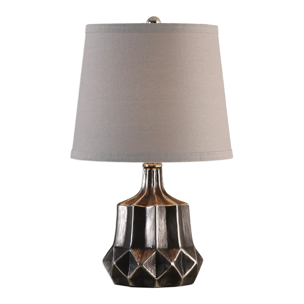 Uttermost 29366-1 Felice Dark Charcoal Accent Lamp