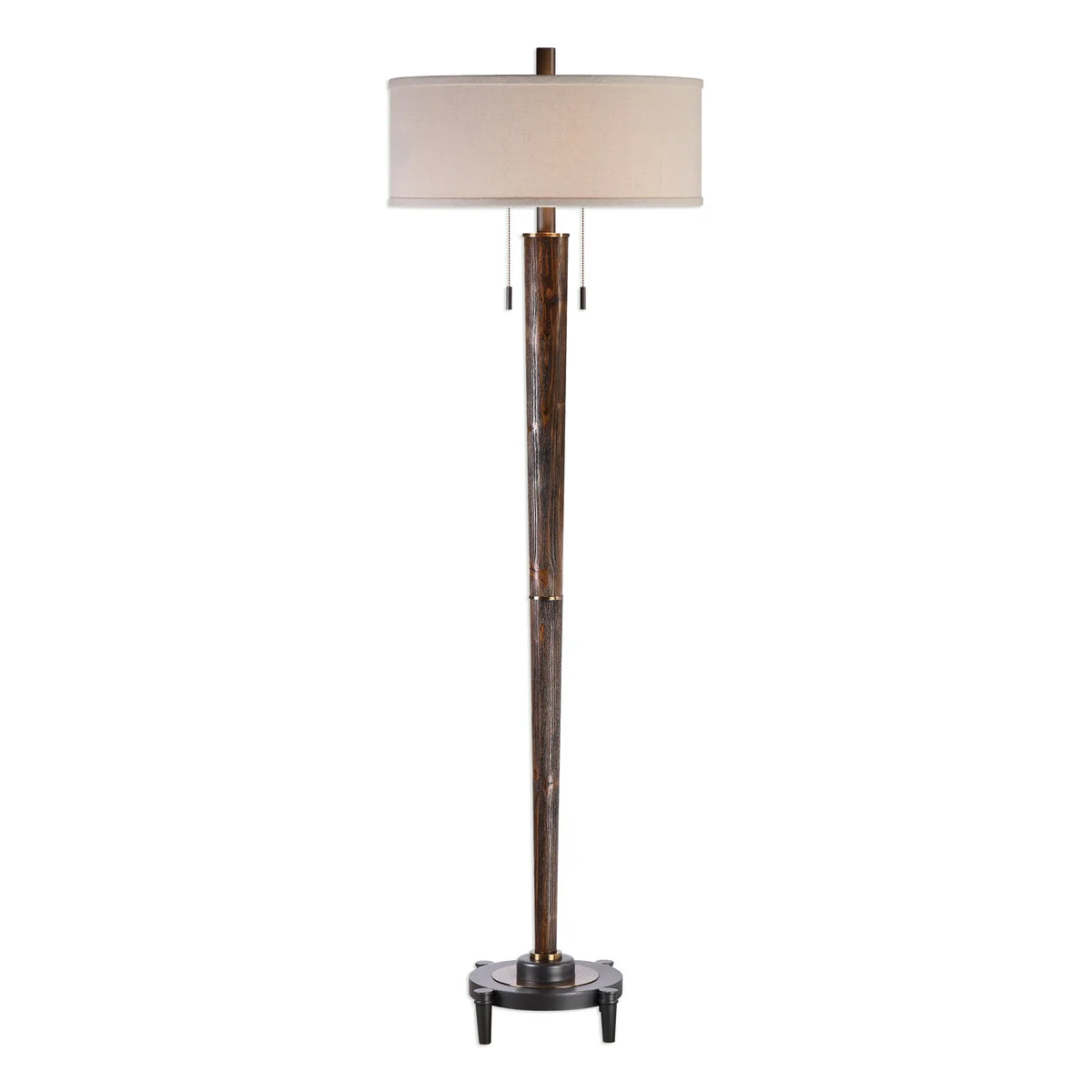 Uttermost 28119-1 Rhett Burnished Oak Floor Lamp