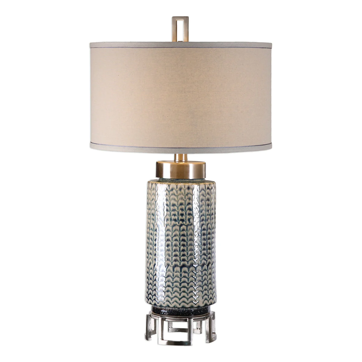 Uttermost 27549 Vanora Cerulean Blue Table Lamp