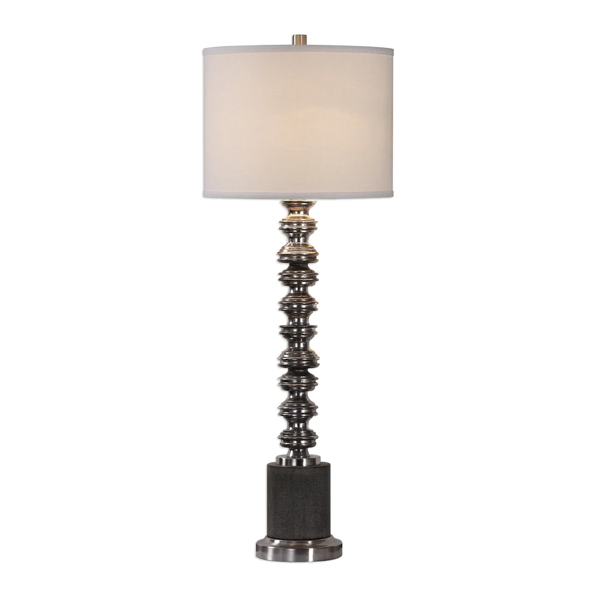 Uttermost 29383-1 Lauzon Burnished Silver Lamp