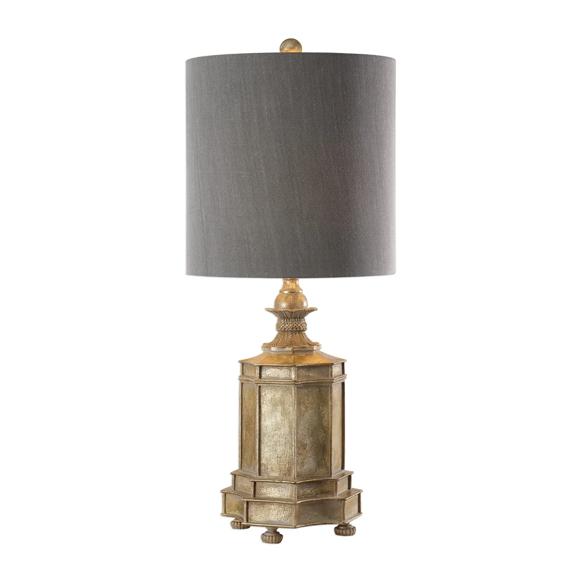 Uttermost 29614-1 Falerone Distressed Golden Lamp