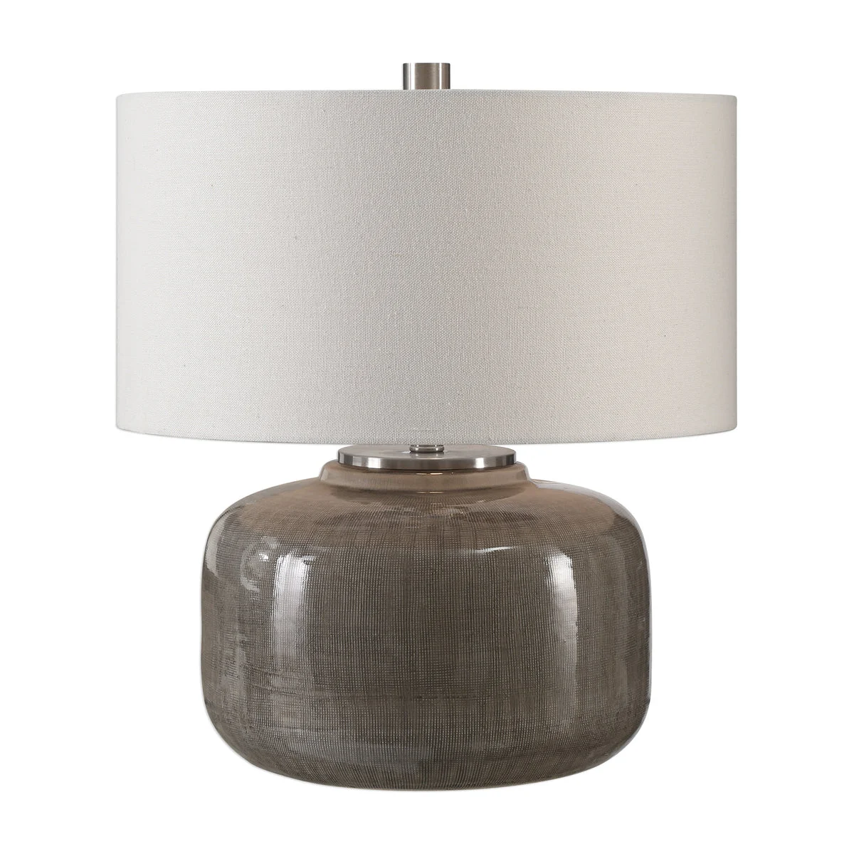 Uttermost 27727-1 Dhara Gray Glaze Lamp