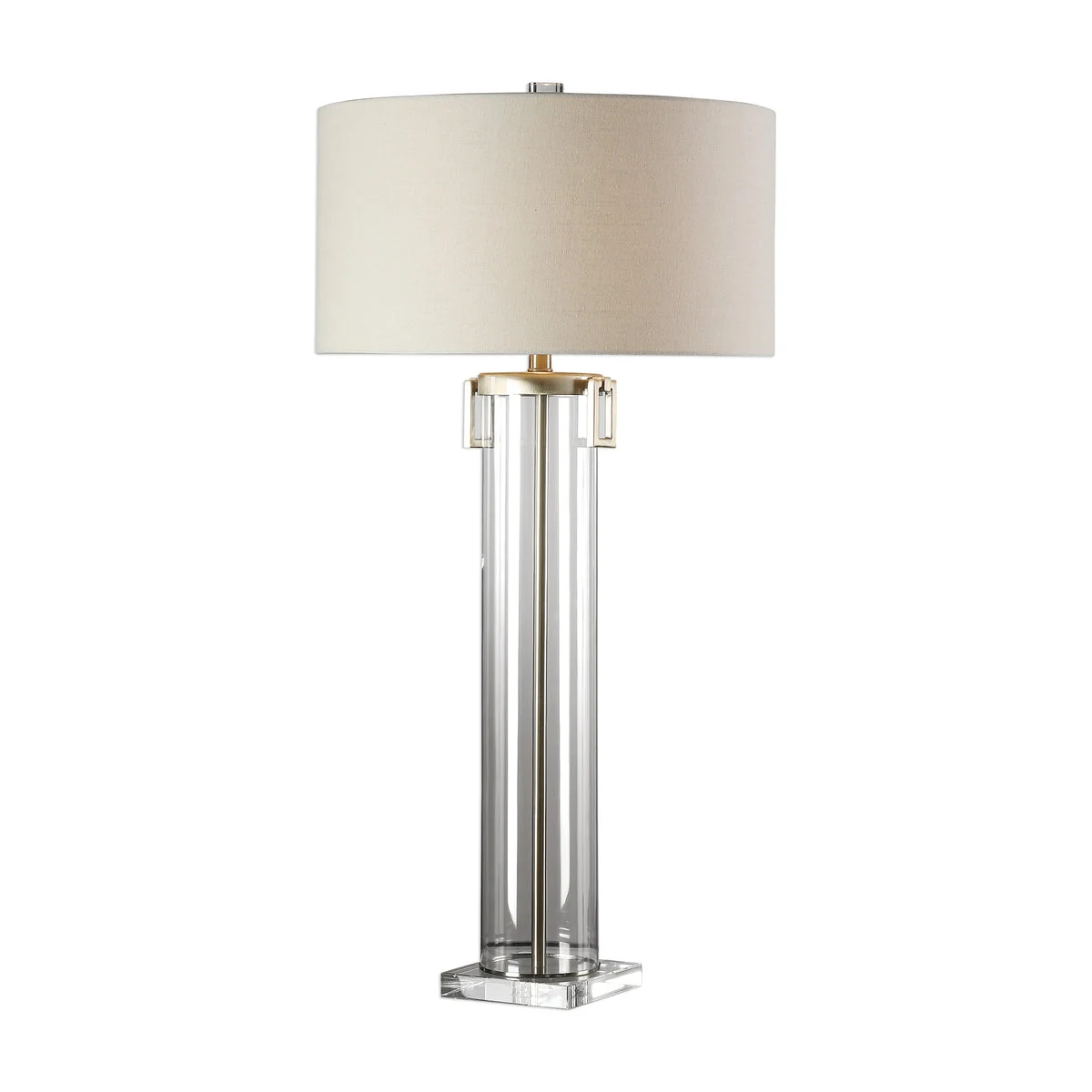 Uttermost 27731 Monette Tall Cylinder Lamp with Clear Acrylic Body