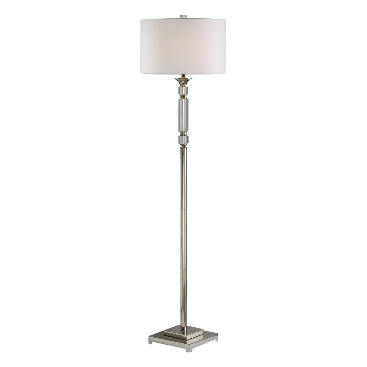 Uttermost 28165-1 Volusia Nickel Floor Lamp