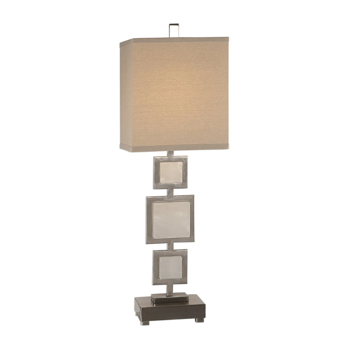 Uttermost 29628-1 Idalgo Brushed Nickel Lamp