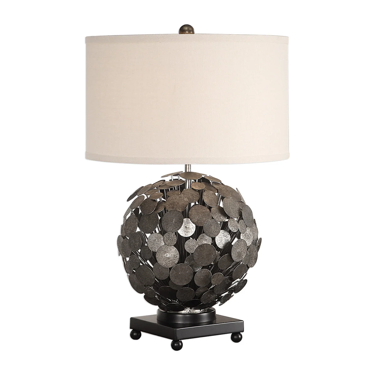 Uttermost 27844-1 Callisto Steel Disk Table Lamp