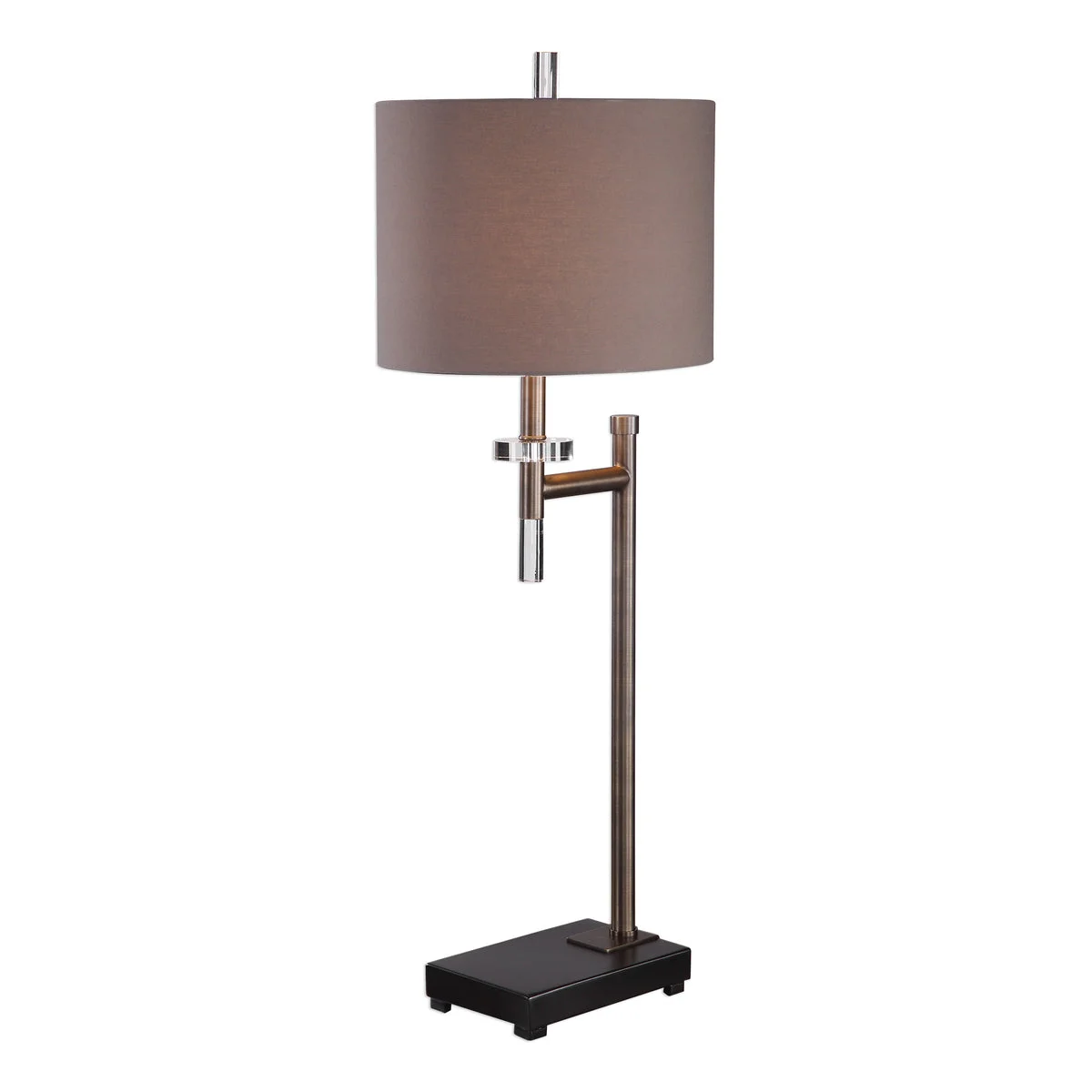 Uttermost 29661-1 Oletha Dark Bronze Buffet Lamp
