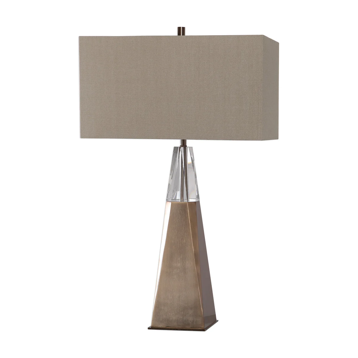 Uttermost 27932 Priam Plated Brass Table Lamp