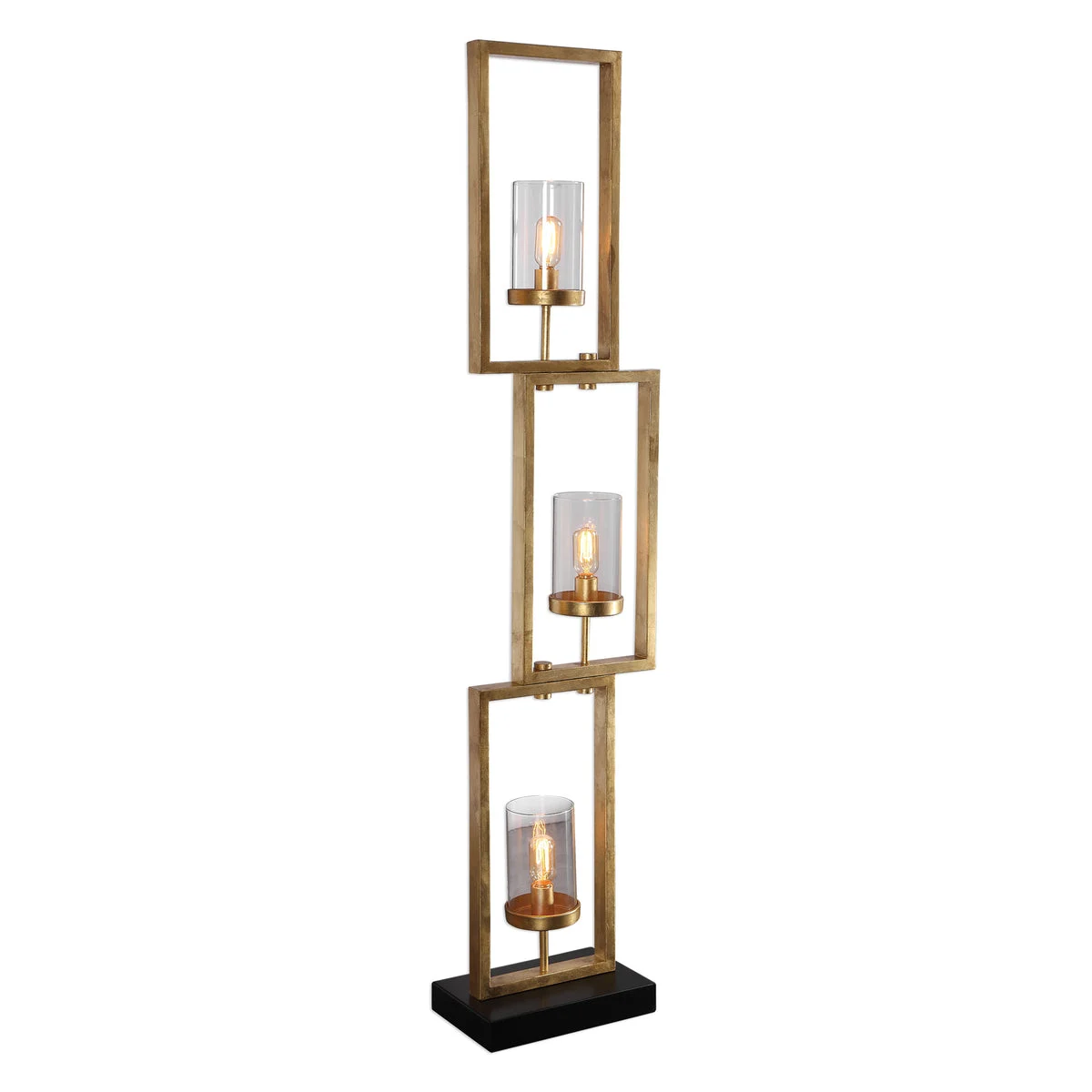 Uttermost 28189-1 Cielo Staggered Rectangles Floor Lamp