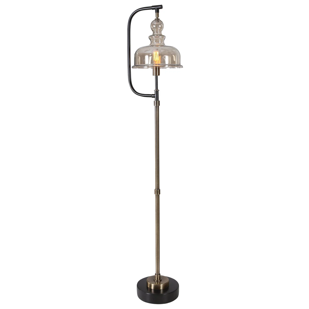 Uttermost Elieser Industrial Floor Lamp – Sleek Designer Standing Light
