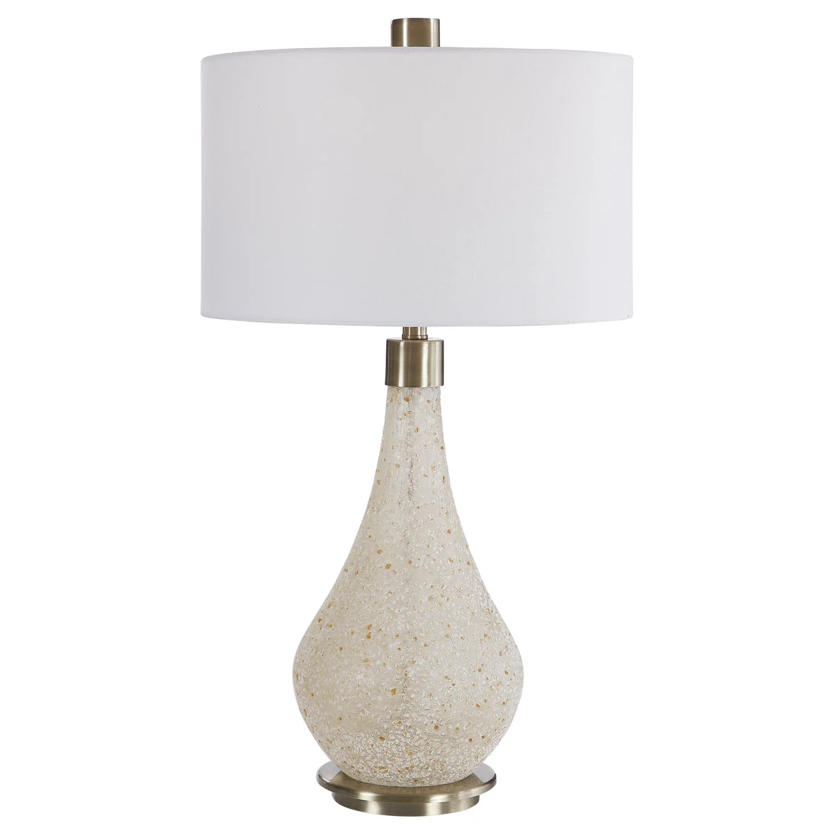 Uttermost 26377-1 Chaya Textured Cream Table Lamp