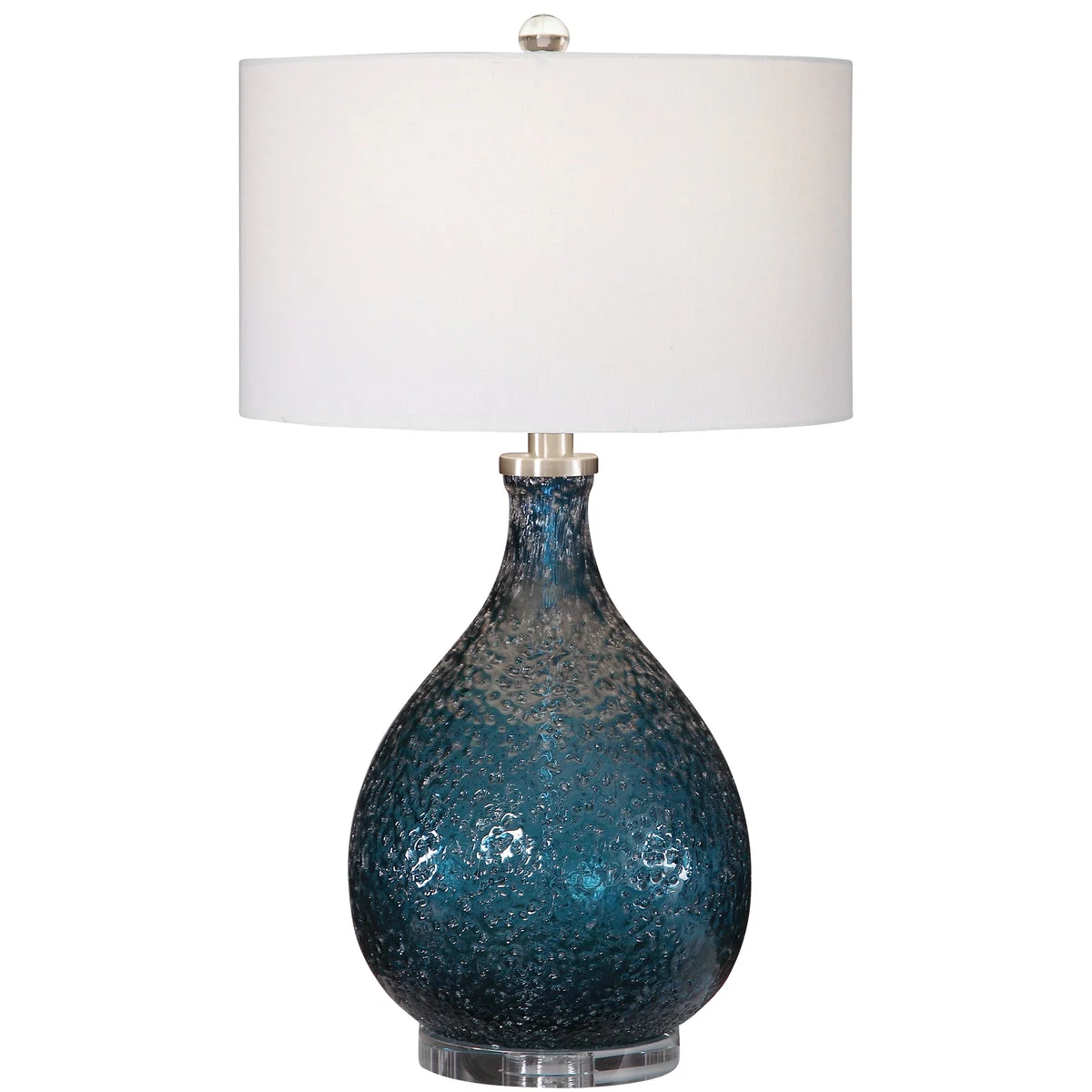 Uttermost 28209-1 Eline Blue Glass Table Lamp