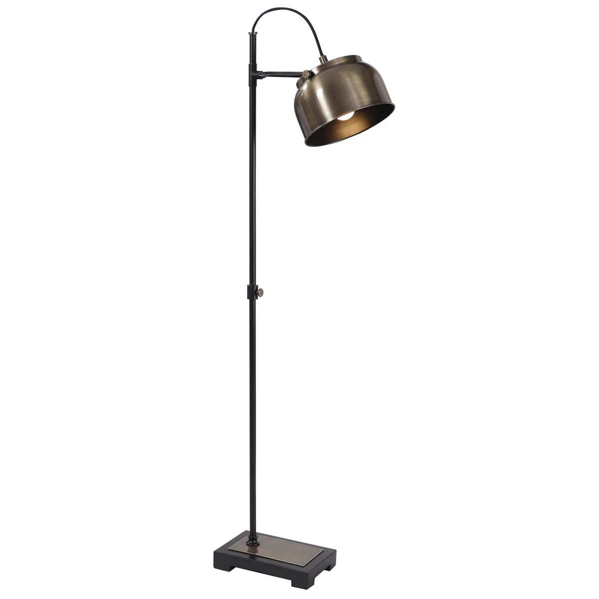 Uttermost Bessemer Industrial Floor Lamp – Modern Steel Standing Light