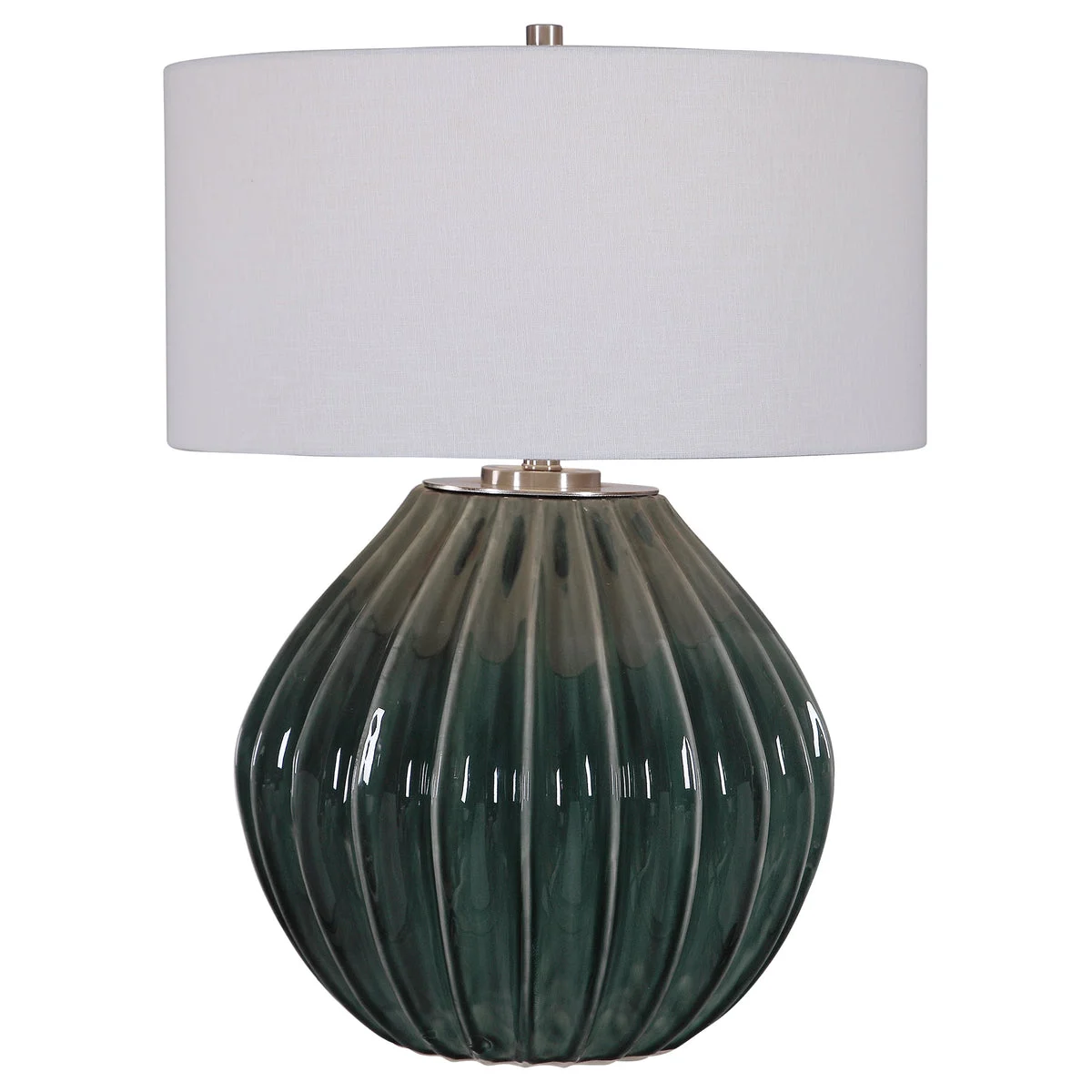 Uttermost 26385-1 Rhonwen Green Table Lamp