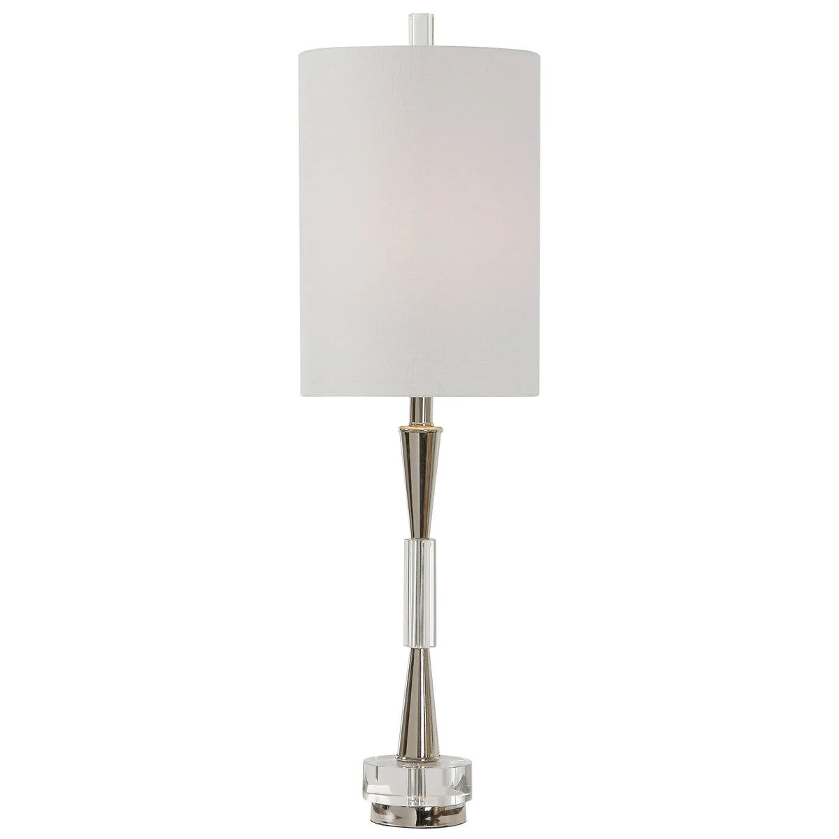 Uttermost 29734-1 Azaria Polished Nickel Buffet Lamp