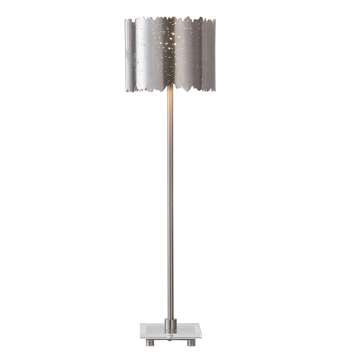 Uttermost 29738-1 Baradla Nickel Buffet Lamp