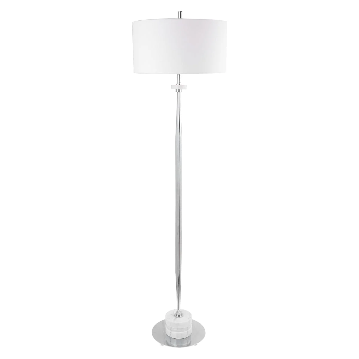 Uttermost 28299 Magnus Chrome Floor Lamp