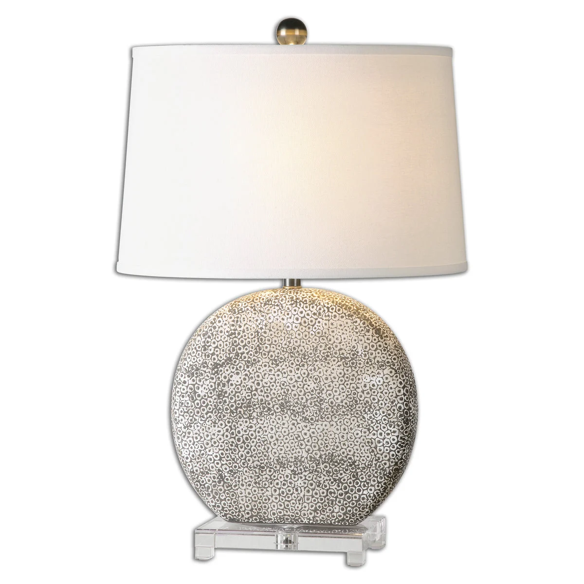 Uttermost 26132 Albinus White Lamp